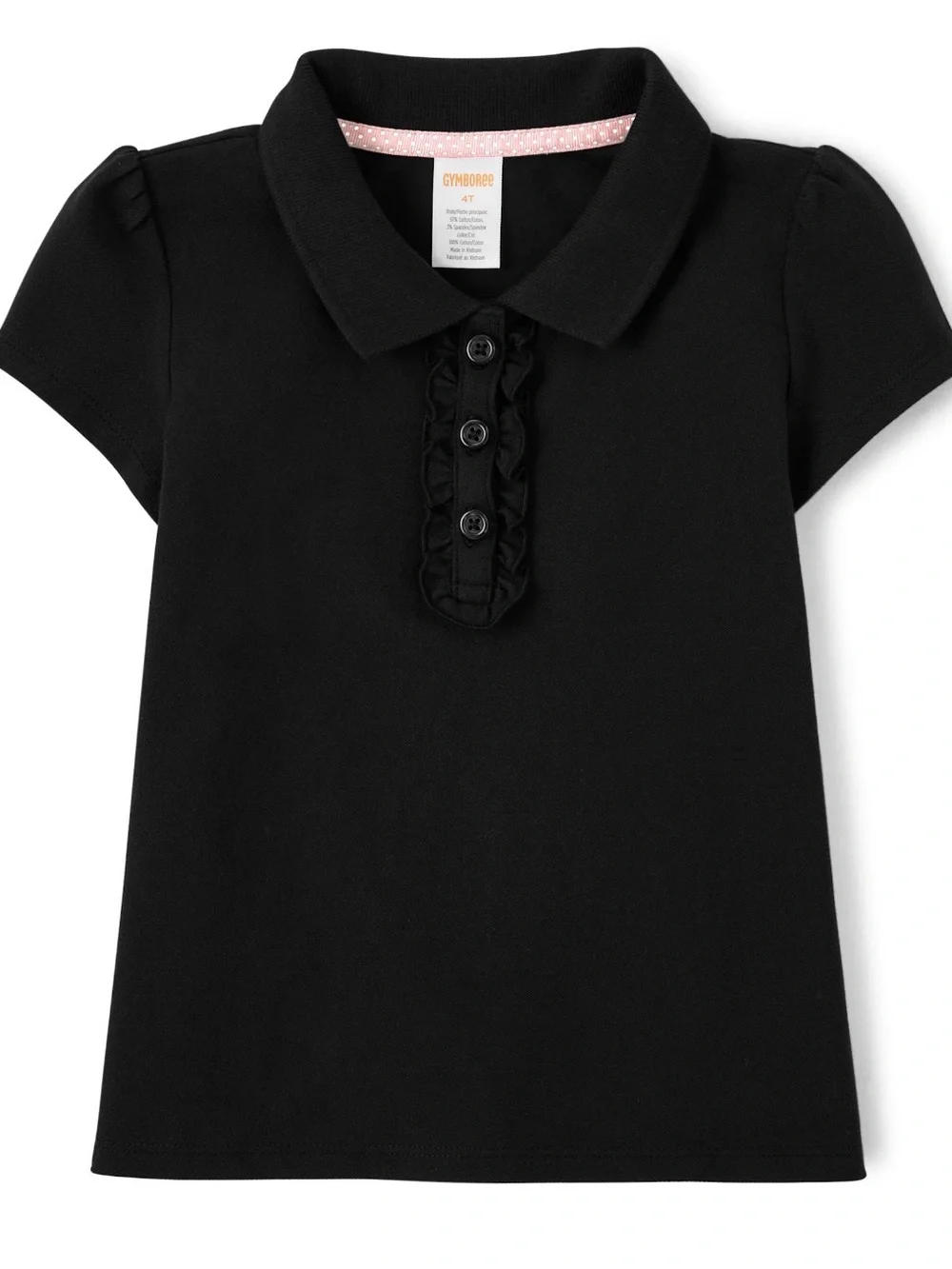 Gymboree Girl’s Stain Reaistant Ruffle Polo
